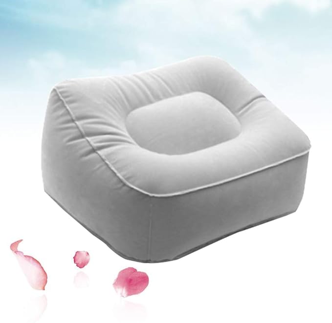 BESPORTBLE Foot Inflatable Travel Pillows for Airplanes Leg Rest Pillow Floor Mats for Car Pillow for Kids Inflatable Leg Rest Step Stool for Kids Kid Car Toddler Airplane Pillow Adjustable