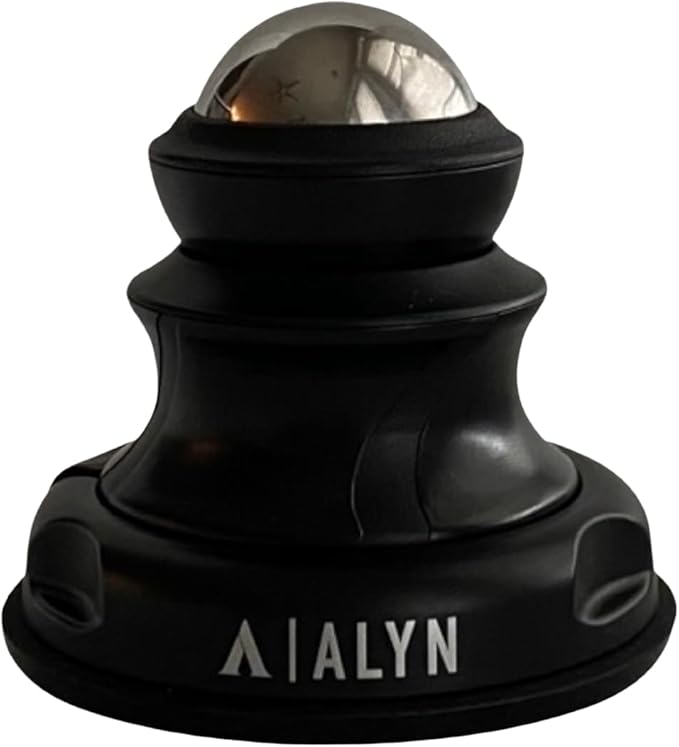 Alyn Snowball - Hot & Cold Lacrosse Ball Trigger Point Therapy, Relieve Sore Muscles in Back and Neck, Foot Pain, Plantar Fasciitis, and Sciatica, Myofascial Release, Recovery [Incl: 2 Balls + Tote]