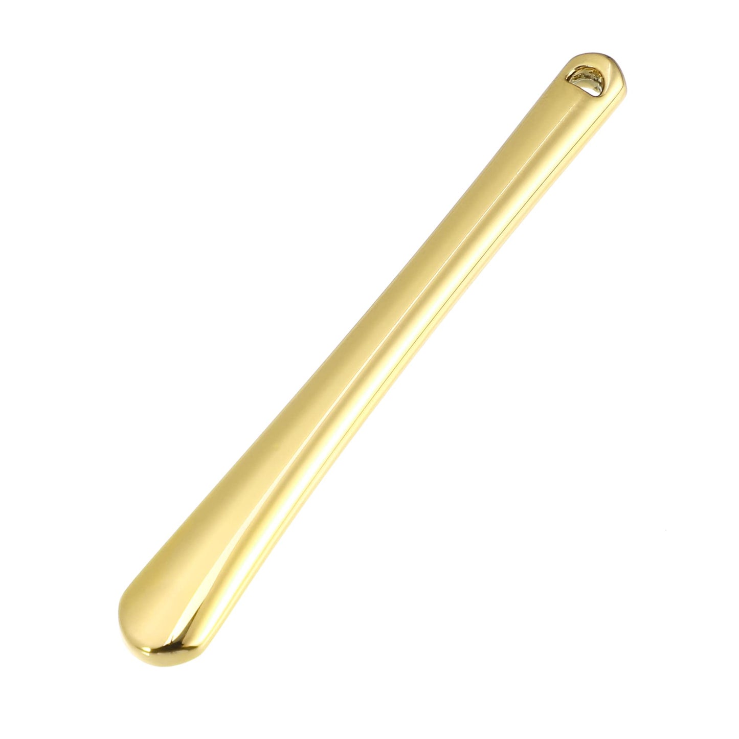 VOCOSTE 4 Pcs Makeup Spatula Mini Spoon, Eye Cream Massage Sticks Beauty Scoop, for Facial Cosmetic Face Cream, Zinc Alloy 2.32"x0.30", Gold Tone