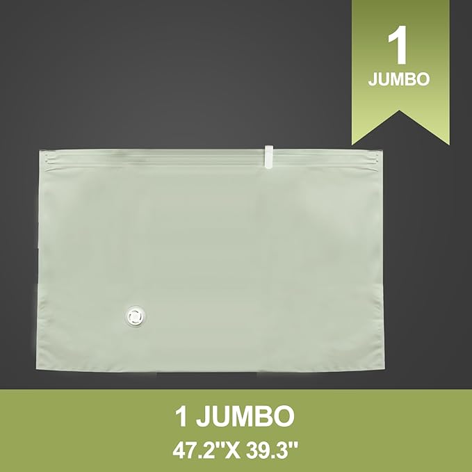 Umimile Vacuum Storage Bags Jumbo, Space Saver Sealer Bags, Airtight Compression Bags for Clothes, Pillows, Comforters, Blankets, Bedding