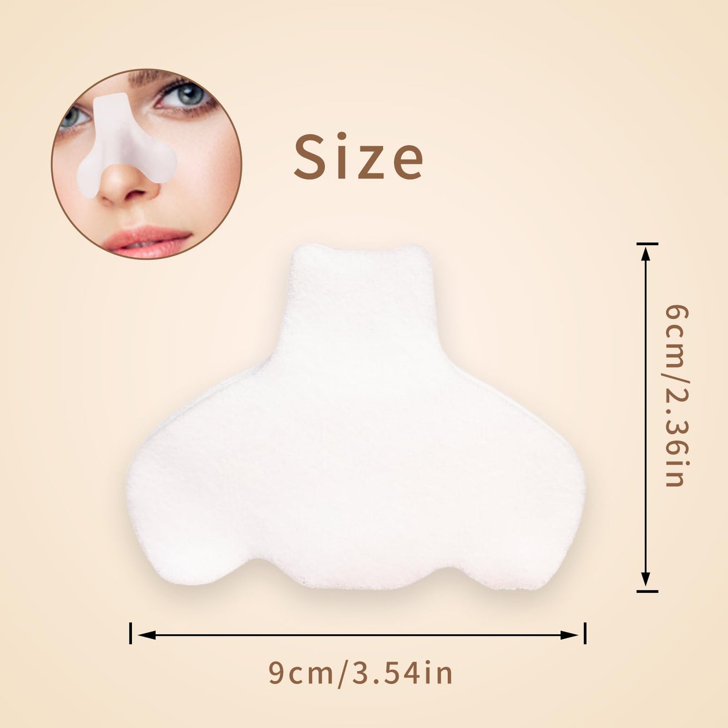 MoyRetty 100PCS Disposable Non-woven cotton for Nose, DIY Natural Spa Skin Care Cosmetic Facial Paper Sheet Eye Nose Face and Compressed Mask Towel Sheet Toner Lotion Paper