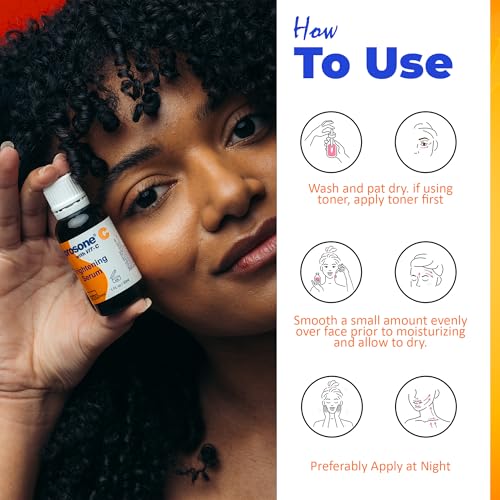 Neoprosone, Vitamin C Serum for Face | 1 Fl oz / 30ml | Brightening Serum For Dark Circle, Wrinkles | with Alpha Arbutin and Castor Oil