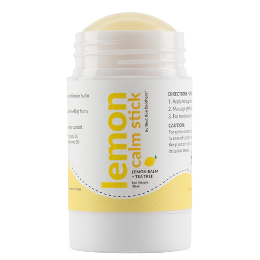 Best Bee Brothers Lemon Calm Stick, Lemon Balm & Tea Tree Bug Bite & Itchy Skin Relief Balm