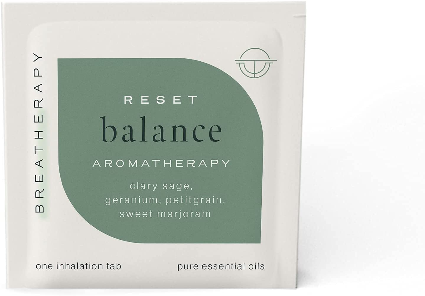 Breatherapy Get Up + Go Kit - Pure Essential Oil Aromatherapy InhalationTabs, 8-Pack (2 Each: Energy, Focus, Balance, Grounding)