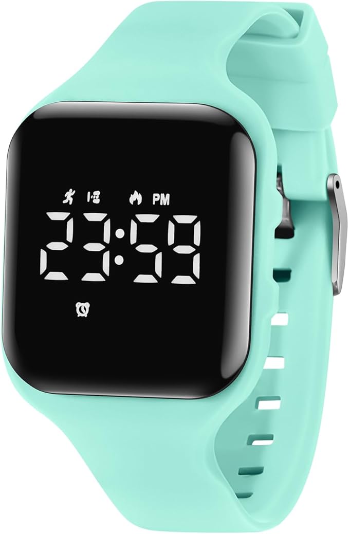 Kids Watches for Girls Boys Digital Sport Watch with Step Counter Pedometer Vibration Alarm Clock, No App Waterproof Fitness Tracker Kids Watch Boys Girls Teens Students Ages 5-16