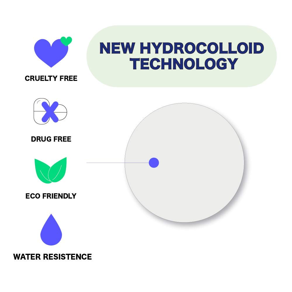 27habits ULTRA BLEMISH PATCH DAYTIME USE (42 patches) - Ultra-thin, Invisible, Hydrocolloid, Protects and Covers Blemishes, Eco-Friendly Packaging and Cruelty Free, Korean skincare