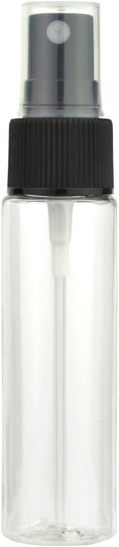 Jmkcoz Spray Bottles, 12 Pack 30ml 1oz Clear Empty Fine Mist Plastic Mini Travel Bottle Set Portable Refillable Liquid Containers for Cleaning, Travel£¬1 Pieces Microfiber Cleaning Cloth