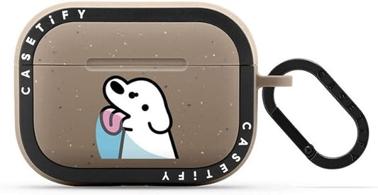 CASETiFY Bounce Airpods Pro (1st/2nd Gen) Case with Ring - Lick - Matte Taupe