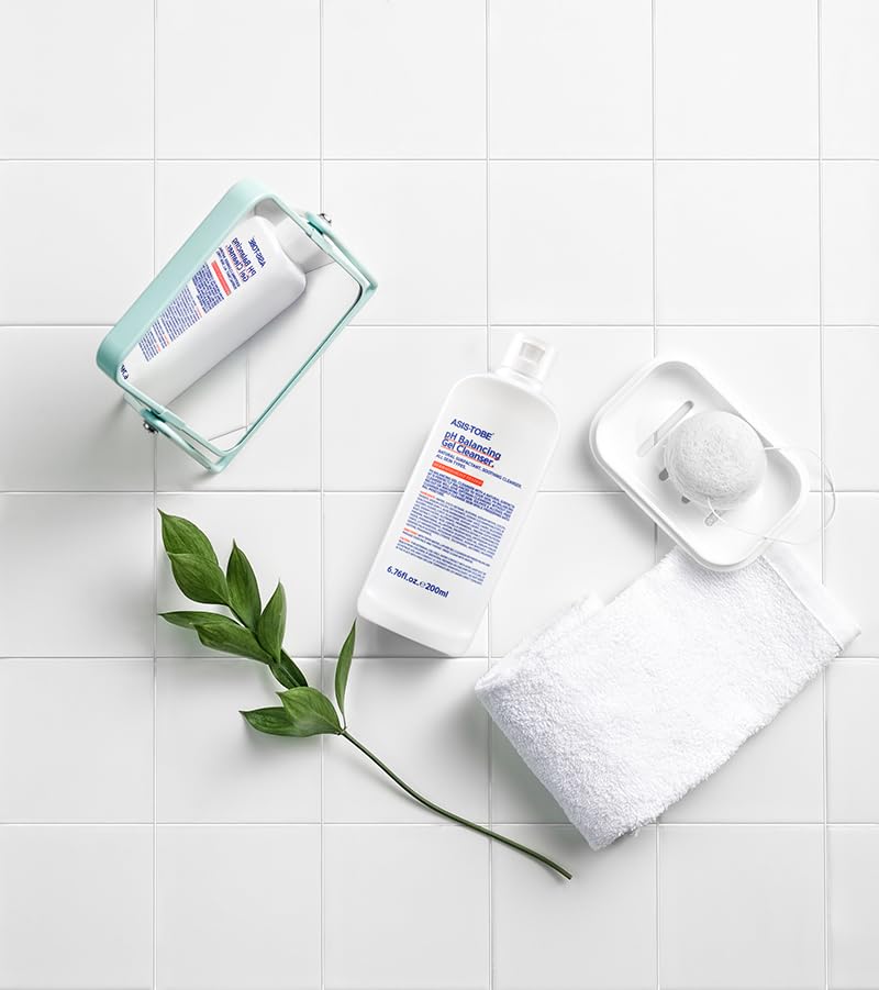 ASIS-TOBE pH Balancing Gel Cleanser 200ml / contains aloe vera, panthenol, alatoin/Soothing and moisturizing effects on the skin/Sensitive skincare/Korea cleanser