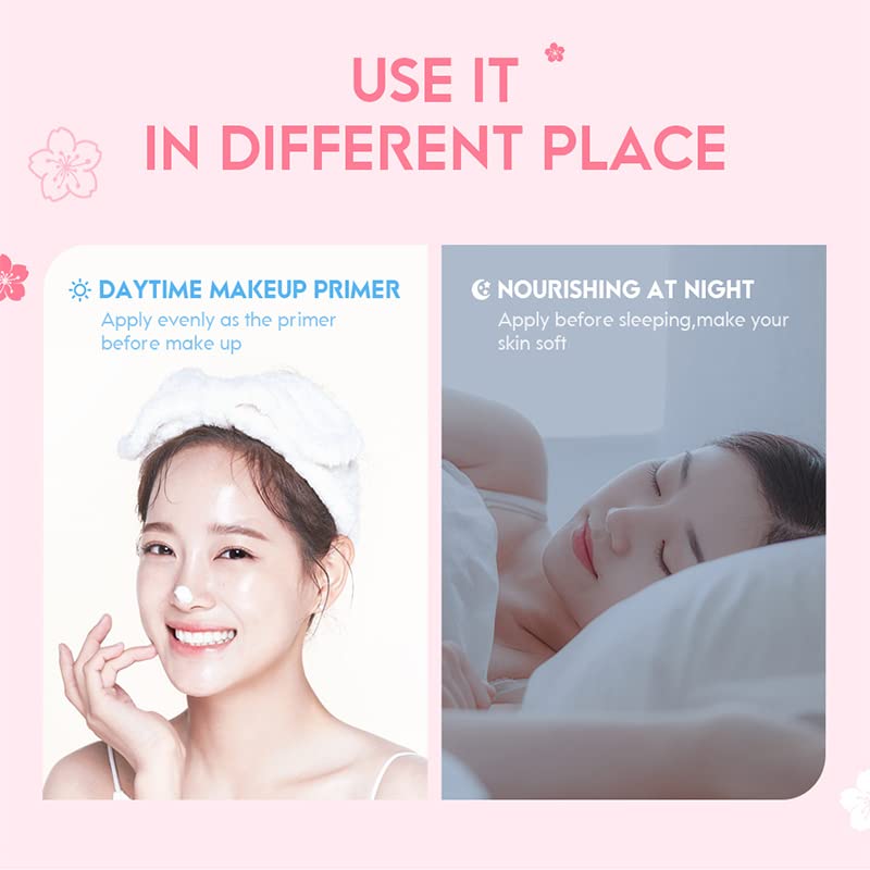 AKARY Sakura Essence Cream Facial Moisturizer, Daily Hydrating Face Cream for All Skin Types, Face and Neck Cream to Smooth Skin (60g)