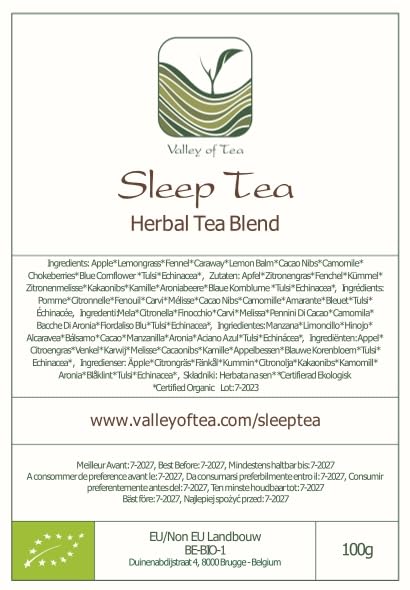Sleep Tea Organic Herbal Tea - All Natural Sleep Blend - Good Night Relaxing Camomile Infusion - Soothing - Calming Tea Sleepy Tee Sleep Tea Slepy Tea Sleepytea Seeping Tea Sleppy Tea