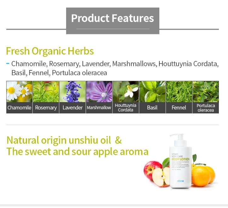 BC233 Korean Body Care Body Lotion (300ml 10.1 fl oz.) Non-Sticky Texture, Light and Refreshing