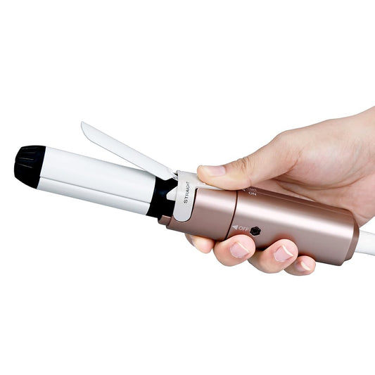 VAV Travel 1 Inch Mini Flat Iron for Short Hair,Portable Hair Straightener and Curler 2 in 1, Dual Voltage Curling Iron for Traveling,Compact Size