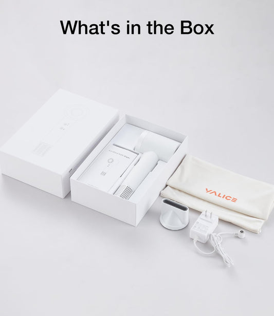 YALICE Cordless Hair Dryer Rechargeable with Digital Screen, 15000mAh Travel Hair Dryer with Magnetic Nozzle, 4 Mode Portable Hair Blow Dryers for Women Kids Outdoor Camping Beaches (White)