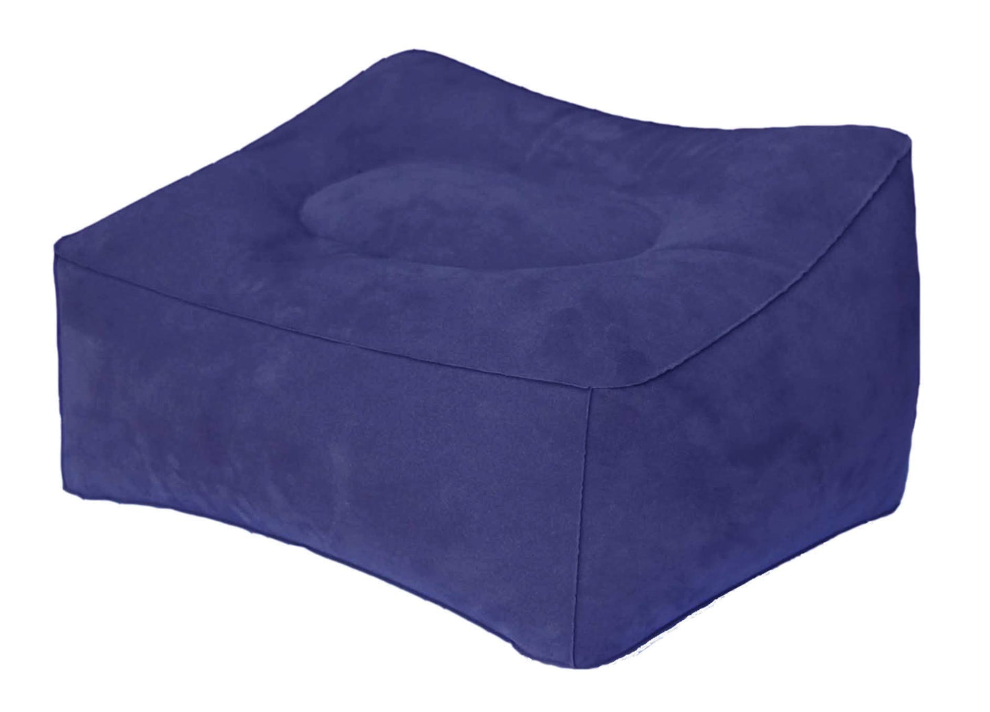 MYFON Inflatable Travel Pillow, Inflatable Travel Foot Rest Pillow, Leg Rest Pillow for Cars, Home, Office, Trains, Airplane, Blue