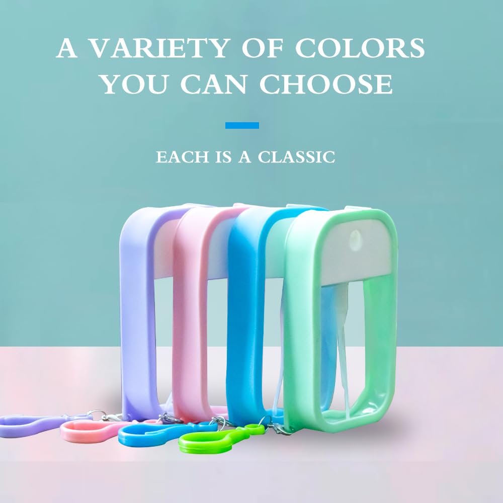 4 PCS Card Spray Bottle Perfume Atomizer (50 ml) | Portable Card Ultra-Thin Design Refillable Empty Bottles Apply to Travel | Can Fill Makeup Toner, Air Fresheners, Alcohol, Hand Sanitizer, etc