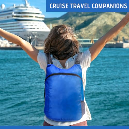 Bulyoou 6 Pack Lightweight Packable Backpack 20L Hiking Daypacks Water Resistant Foldable Backpack for Women Men Travel Camping Cruise Outdoor, 6 Colors