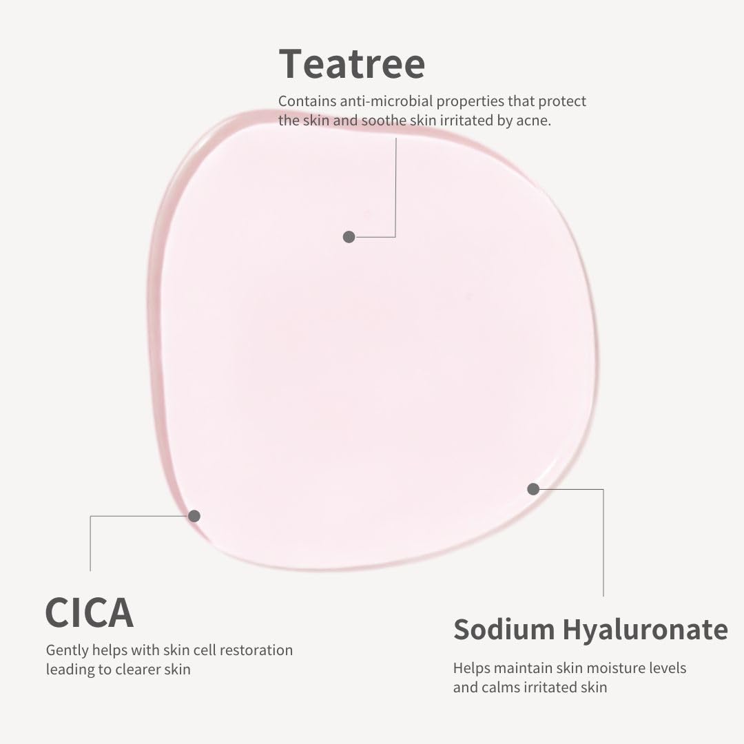 APLIN Pink Tea Tree Synergy Serum 30mL/Skin Moisturizer/Facial Moisturizers/1.01 Fl. Oz, CICA, Hyaluronic Acid and Niacinamide, Korean Skin Care, Hydrating