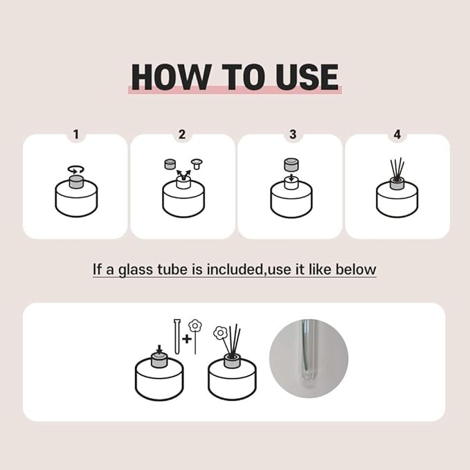 COCODOR Preserved Real Flower Reed Diffuser/Rose Perfume / 6.7oz(200ml) / 2 Pack/Reed Diffuser Set, Oil Diffuser & Reed Diffuser Sticks, Home Decor & Office Decor, Fragrance and Gifts