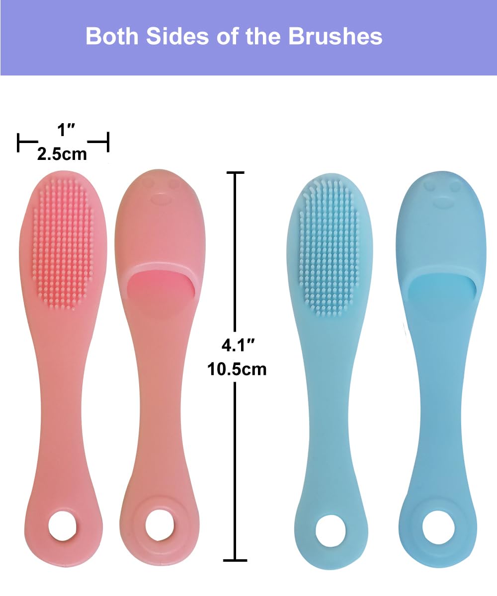 9-in-1 Face Scrubber Face Cleaning Brushes Super Soft Silicone Cleanser Brush and Facial Cleansing Massager Brush Face Cleansing Brush Set