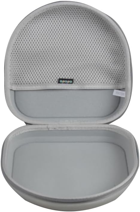 Adada Hard Travel Case for Silensys E7/PurelySound E7 / MOVSSOU E7 /COWIN E7 / Tapela E7/ Audonia E7 Active Noise Cancelling Bluetooth Headphones (Grey)
