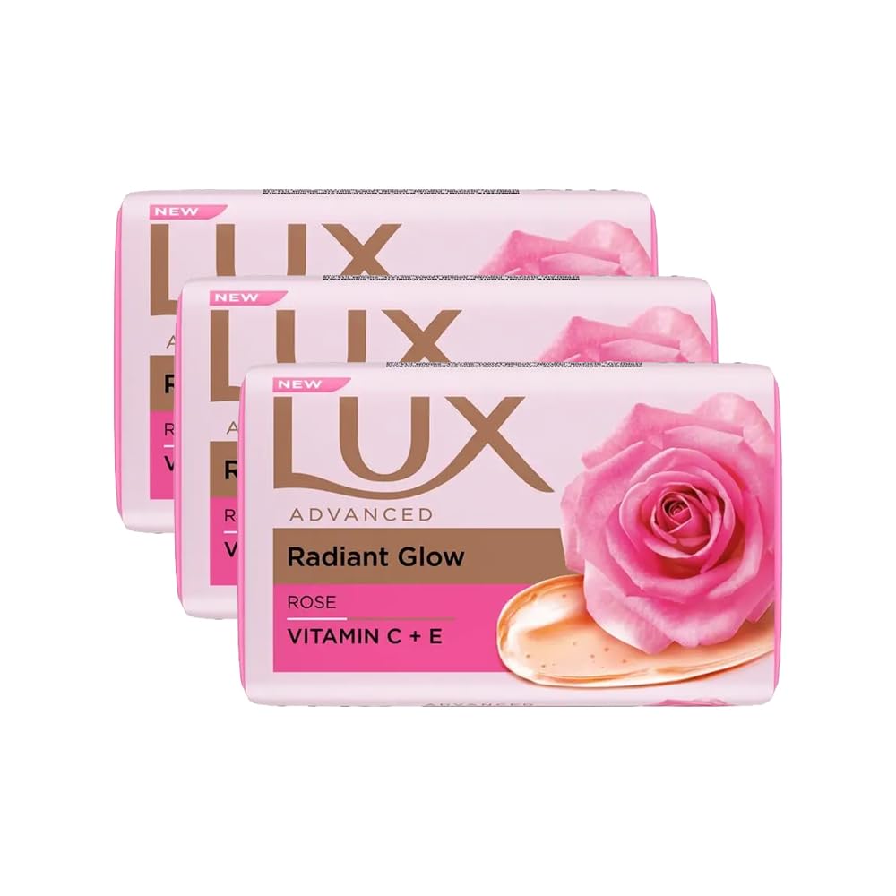 LUX Soft Touch Silk Essence & Rose Water Soap Bar,5.2 Ounce (Pack of 3)