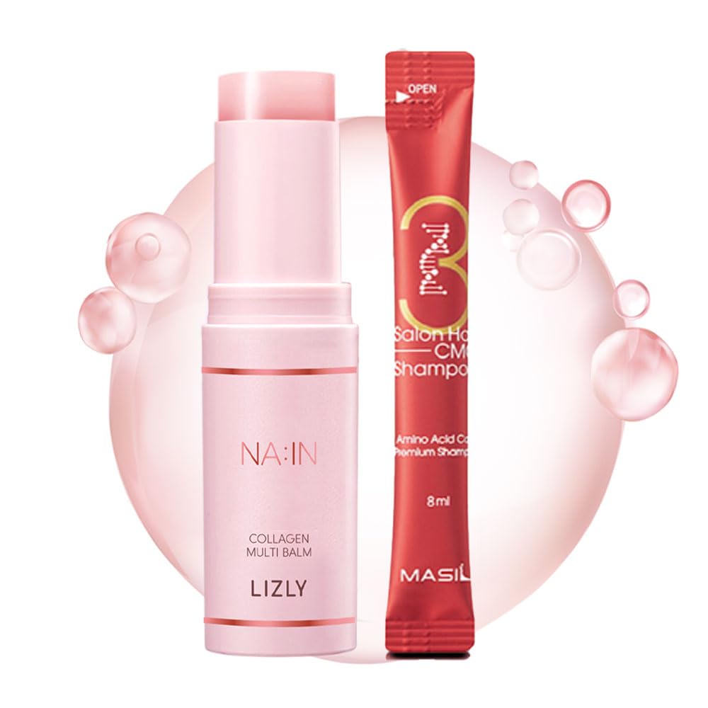 LIZLY [SET] Kpop Idols Multi Balm Stick +CMC 1ea Collagen Wrinkle cream Moisturizer Firming Hydrating Glow Face Eye Lip Neck Hair Korean skin care Wrinkle bounce Décolleté