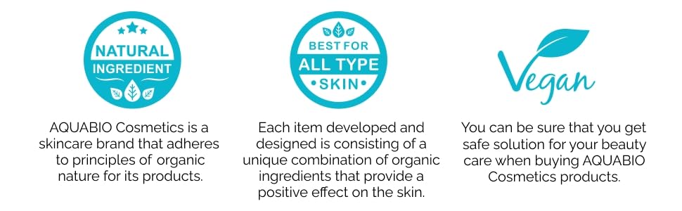 AquaBio Organic Hydrating Toner with Rose Water & Aloe Vera, Moisturizing Toner for Dry Skin, Vegan & Alcohol-Free, Calming & Nourishing, Gentle & Balancing, Purifying & Brightening Formula 6.75 Oz