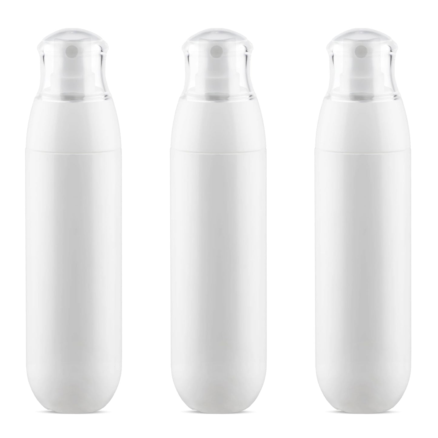 Small Spray Bottle, Fine Mist Mini Spray Bottles 3.4oz, Empty Plastic Travel SIze Stylist Sprayers Leak Proof Refillable Containers, for Toners Face Hair Perfume Skincare Cosmetics (White, 3Pcs)