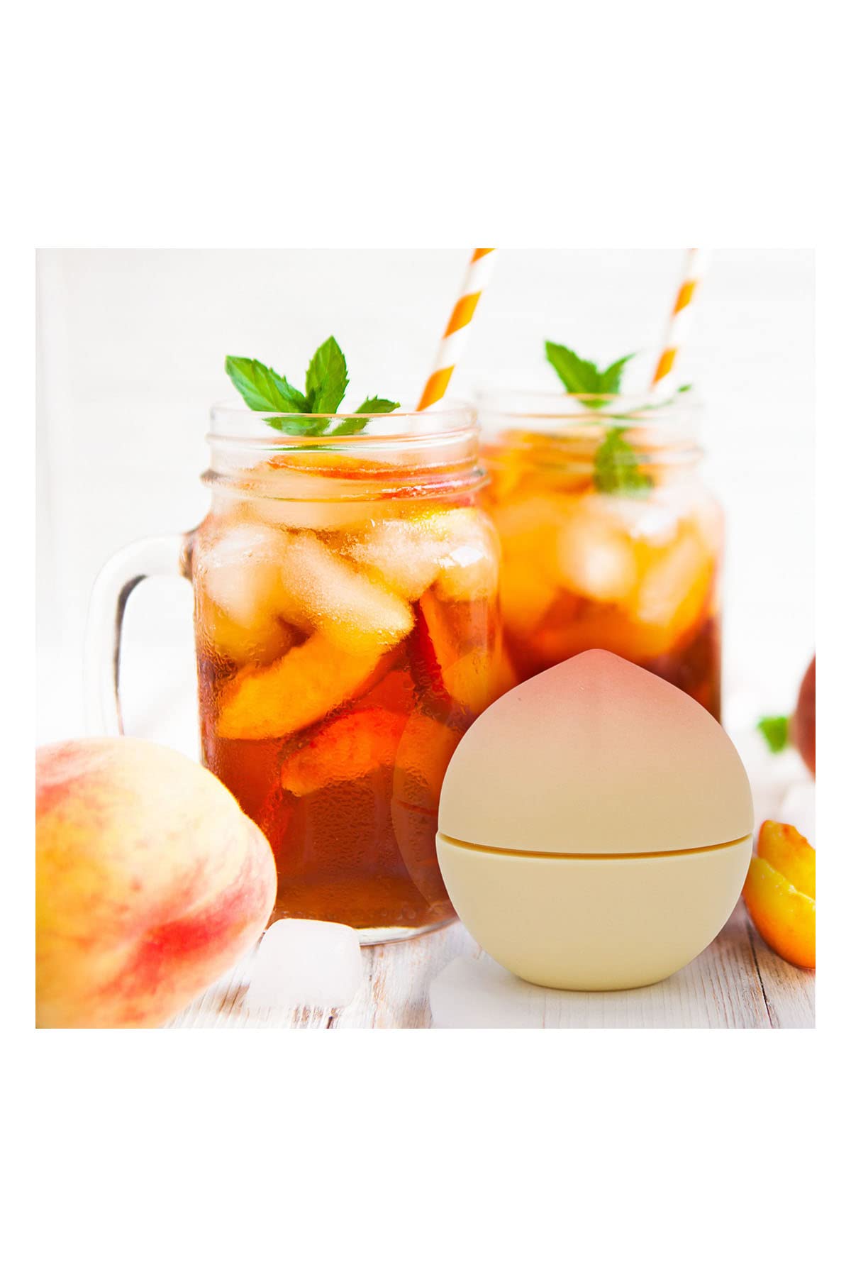 TONYMOLY Mini Peach Lip Balm – Moisturizing & Hydrating Korean Lip Balm for Lips, Long-Lasting, Travel-Friendly, Peach Scent, Gift for Women & Men