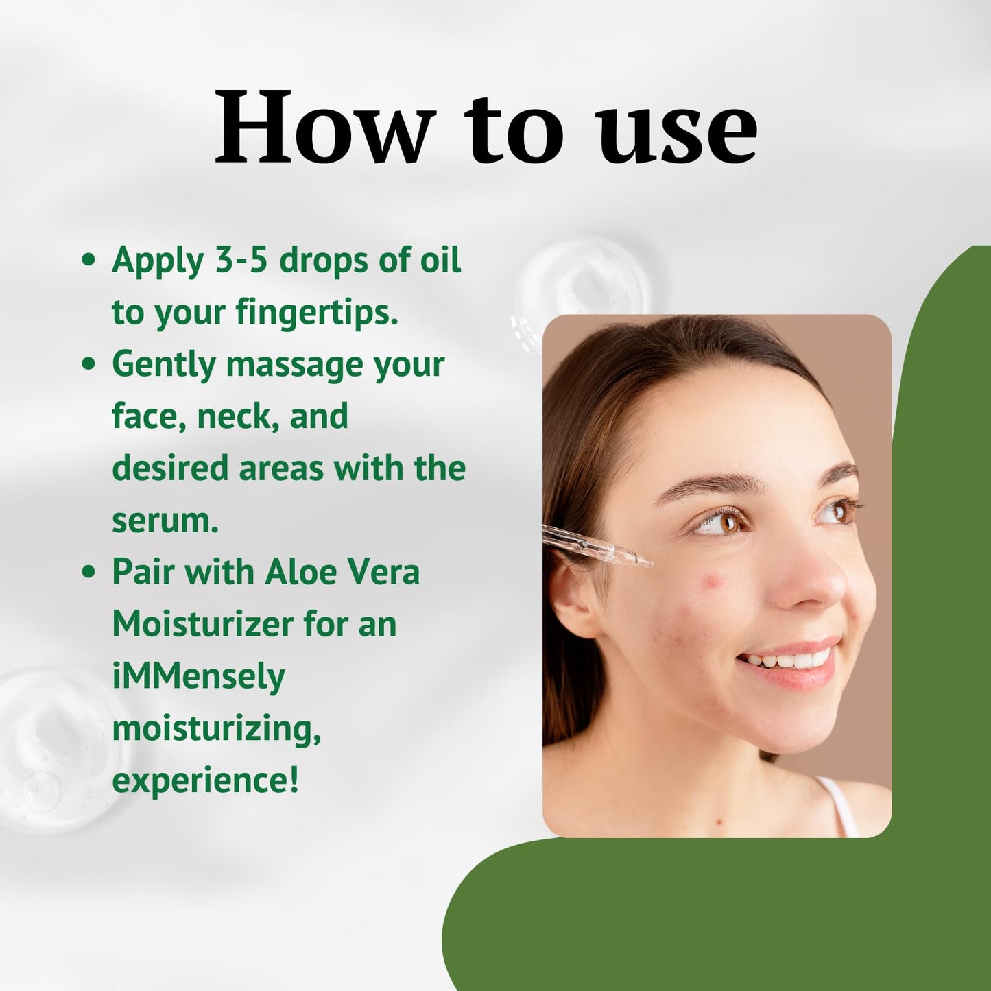 iMMense Naturals Aloe Vera Serum with Vitamin C for Wrinkles & Fine Lines, Use To Brighten Skin-Correct Dark Circles, Hydrate and Even Skintone. Use for a Natural Makeup Primer