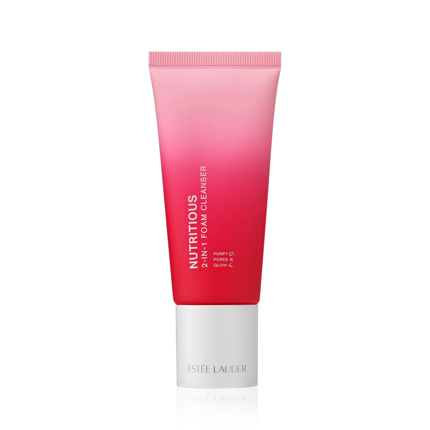 Estée Lauder Nutritious 2-in-1 Foaming Face Wash Cleanser & Mask | Pore Minimizer, Travel Size, 2 Ounce