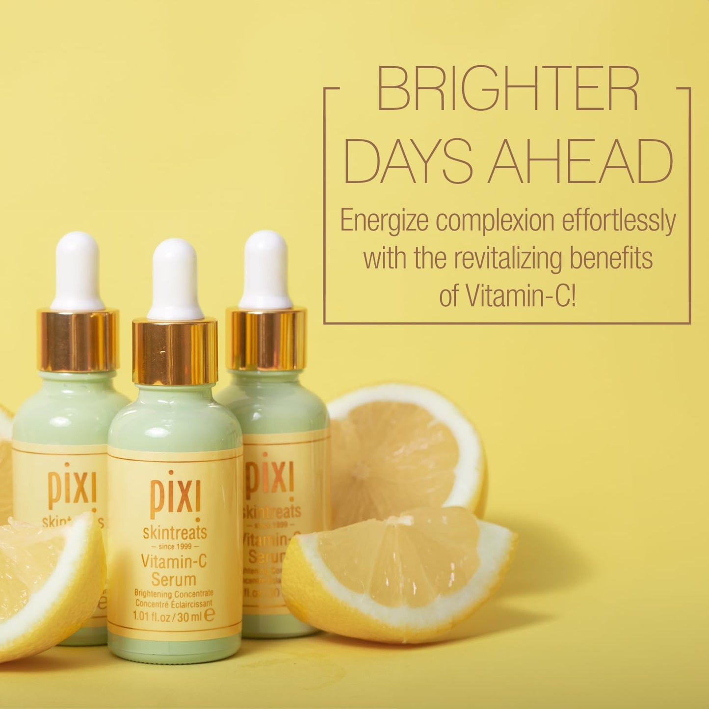 Pixi Vitamin-C Serum | Brightening Daily Vitamin-C Serum For Radiant Skin | Maintain A Youthful Complexion | 1.01 Fl Oz