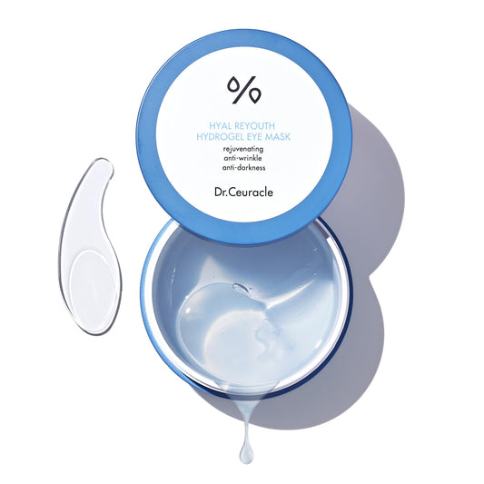 Dr.Ceuracle Hyal Reyouth Hydrogel Eye Mask Patch - Korean Under Eye Patches for Revitalizing, Wrinkle Care, Glowing, Firming Effect (60 Patches)