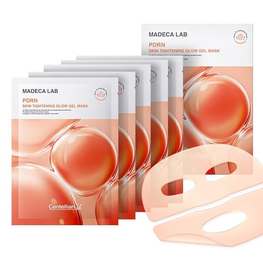 CENTELLIAN 24 Madeca Lab PDRN Glow Gel Mask – Salmon PDRN, Deep Hydration & Firming, Instant Radiance with Cooling Hydrogel Sheet