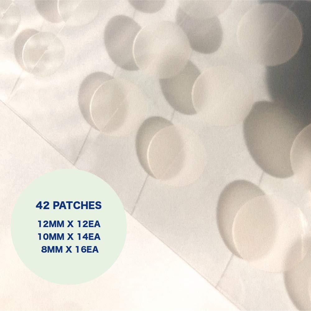 27habits ULTRA BLEMISH PATCH DAYTIME USE (42 patches) - Ultra-thin, Invisible, Hydrocolloid, Protects and Covers Blemishes, Eco-Friendly Packaging and Cruelty Free, Korean skincare