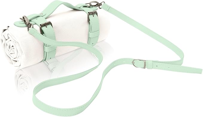 4’9” x 3’3” Compact Minimalist Water Resistant Canvas Mat,Kids/Single Use,Lightweight for Outdoor,Picnic,Beach