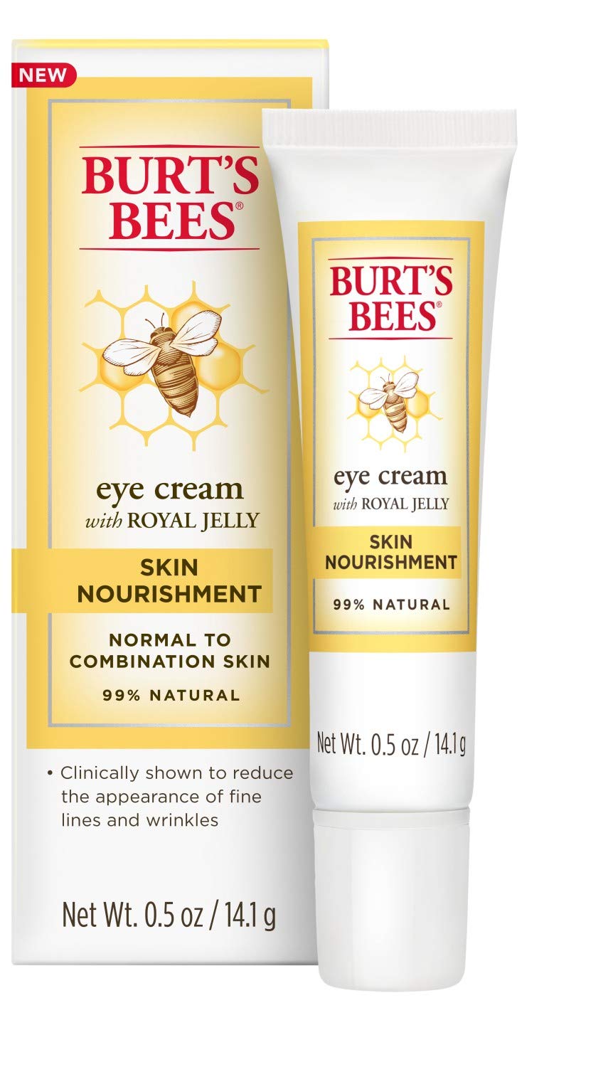 Burt's Bees Skin Nourishment Eye Cream for Normal to Combination Skin, 0.5 Oz (Package May Vary)