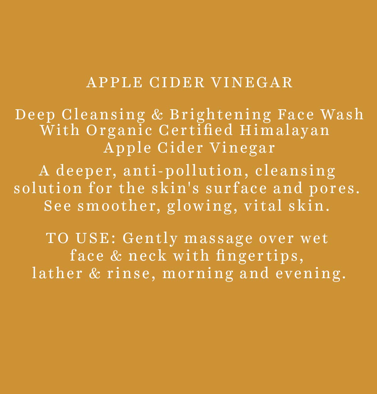 Biotique Apple Cider Vinegar Deep Cleansing Face Wash, 150 ml