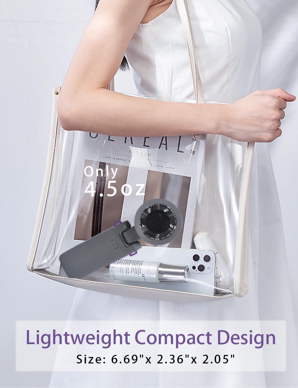 Portable Handheld Fan, Rechargeable Personal Fan, 180° Foldable Mini Desk Fan with 120 Wind Speed, LCD Digital Display, Lanyard as Neck Fan, Powerful Personal Cooling for Travel Indoor Outdoor