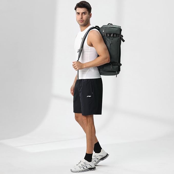 BESMART 40L Extra Large Gym Backpack for Men, Big Gym Bag with Shoes Compartment, Waterproof Heavy Duty Duffel Bags, Men's Workout Backpacks for Outdoor Sport,Hiking,Camping,Travel