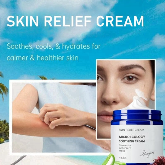 Natural Organic Eczema Soothing Cream Made With Sea Moss Aloe Vera, Oats! Sensitive Skin Dry Skin Hydrating Comfort Moisture Fragrance Free Skin care