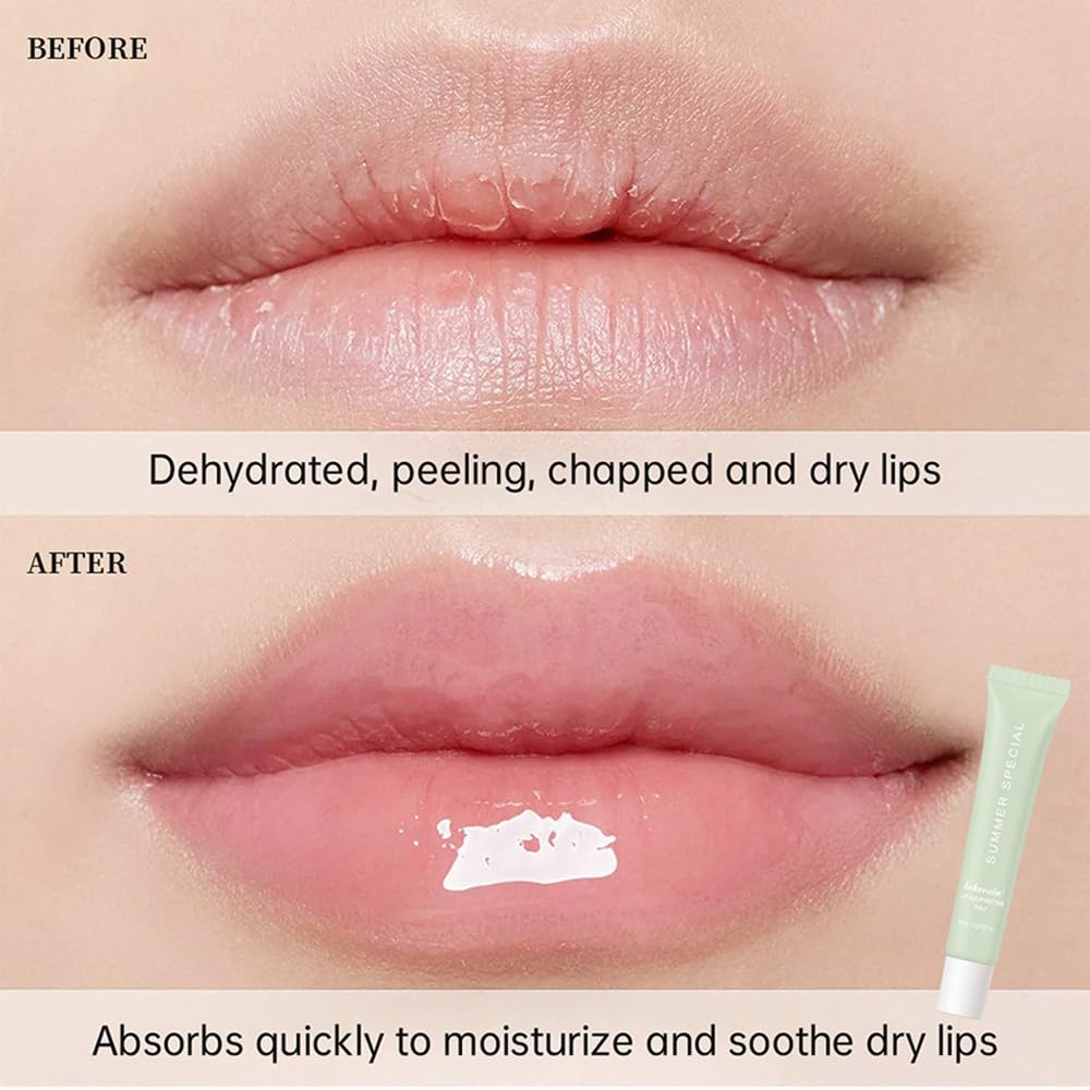 4Pcs Summer Tinted Lip Butter Balm - Ultra-Hydrating, Nourishing Lip Care with Natural Ingredients, Soothes & Softens Dry Lips, Birthday Cake with Slight Shine (Vanilla+Mint+Coffee+Cake, 4Pcs)