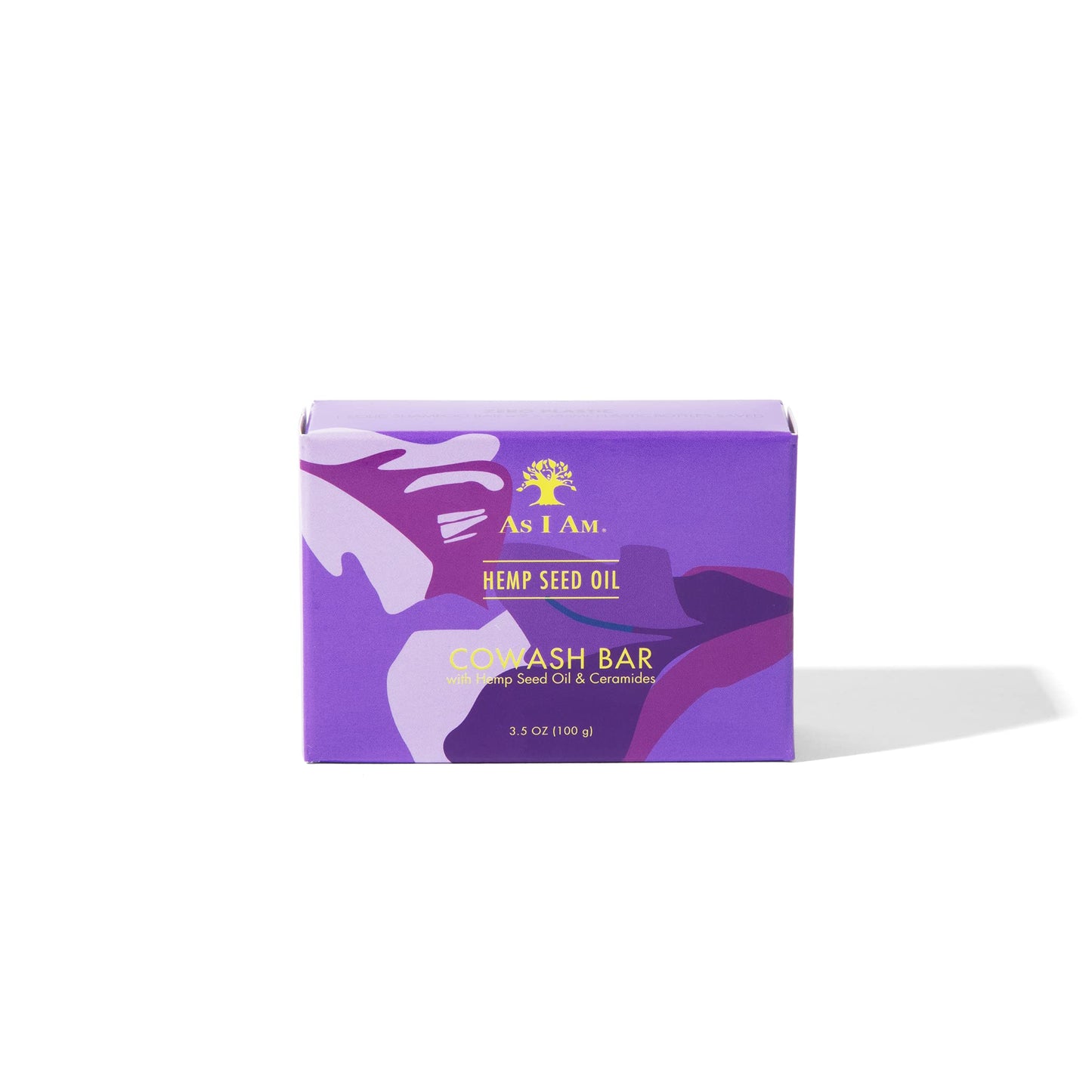 As I Am Hemp Seed Oil Cowash Bar - 3.5 ounce - with Ceramides, Calendula, & Betaine