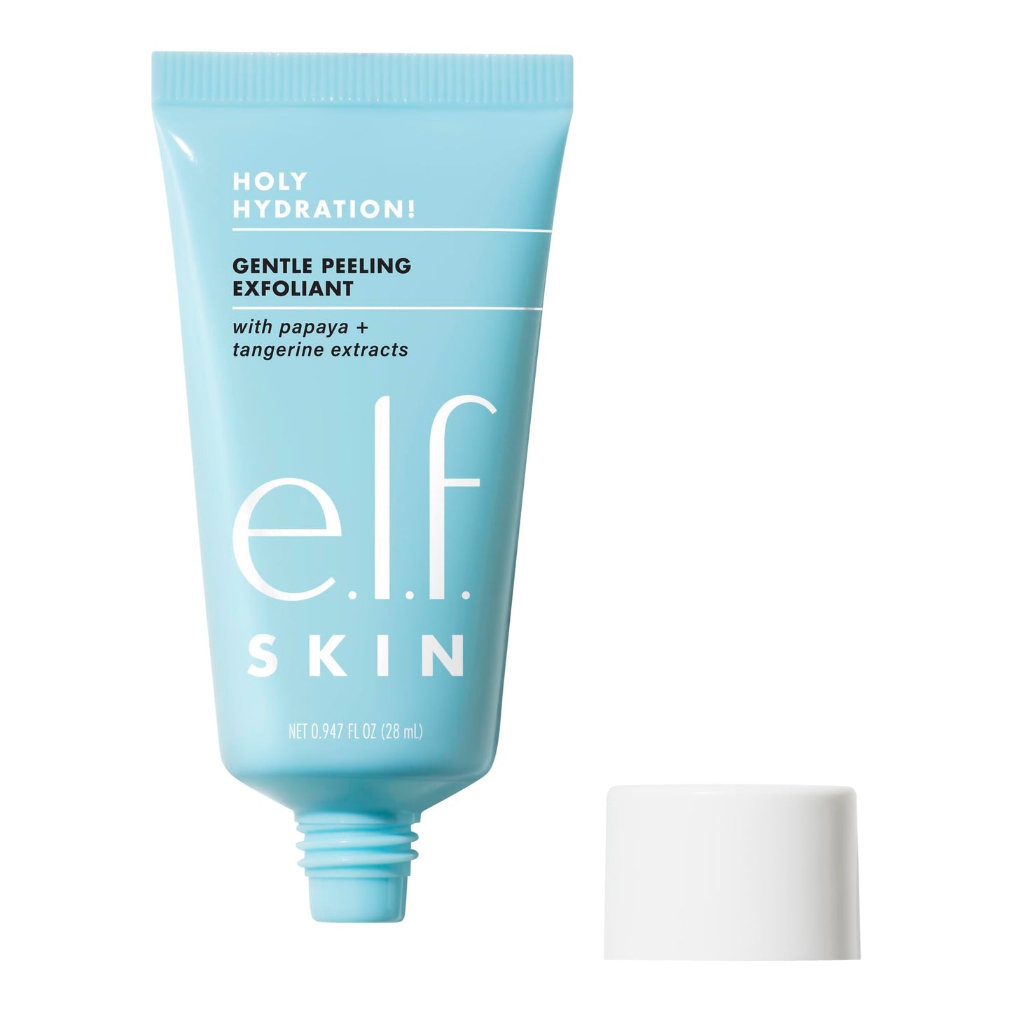 e.l.f. SKIN Holy Hydration! Gentle Peeling Exfoliant Mini, Effective Cleanser, Easy to Apply, Peels Away Dead Skin, Removes Dirt, Ideal for All Skin Types