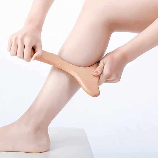 Komogir Wood Therapy Massage Tool Wooden Lymphatic Drainage Massager Body Sculpting Tools for Maderoterapy,Gua Sha,Muscle Release-11 * 6inches