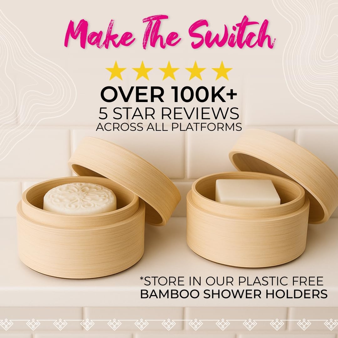 Viori Coconut Bliss Advanced Repair and Moisturizing Shampoo Bar - Made with Rice Water for Hair Growth - Handcrafted Sulfate Free Shampoo