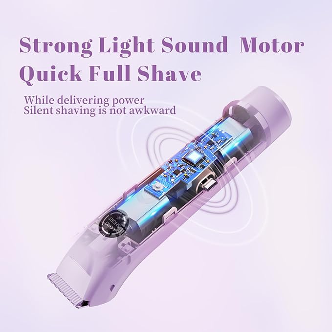 4-in-1 Waterproof Electric Bikini Trimmer & Body Hair Trimmer& Electric Razors for Shaving Woman- Rechargeable Shaver - IP7-compact for Travel