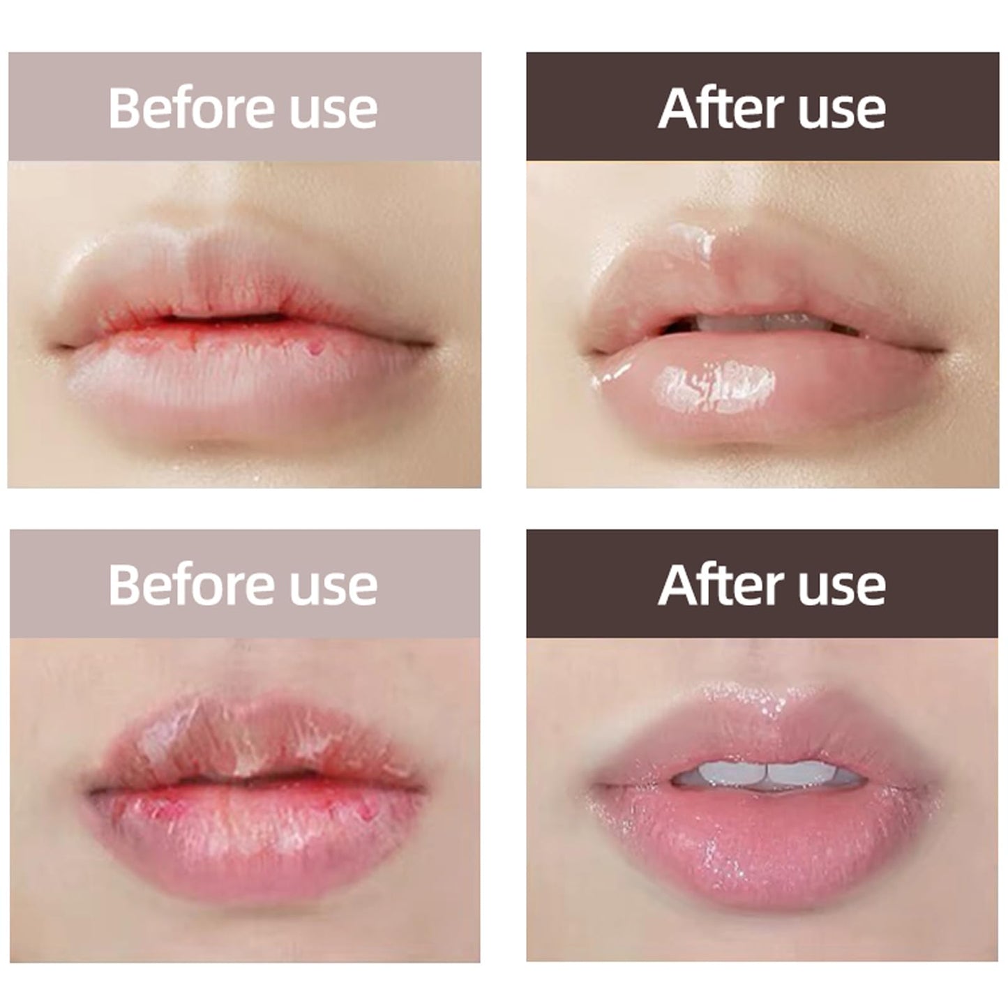 2 PCS Honey Lip Butter, Coffee Lip Butter, Moisturizing Lip Care, 12hrs Long-lasting Moisture, Hydrating Overnight Lip Balm & Mask, Korean Skin Care