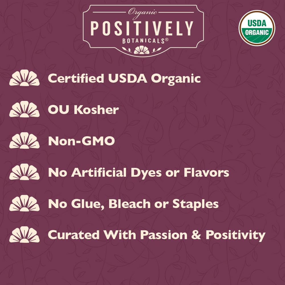 Organic Positively Botanicals Company, Catnip Herbal Tea Bags, 20 Count